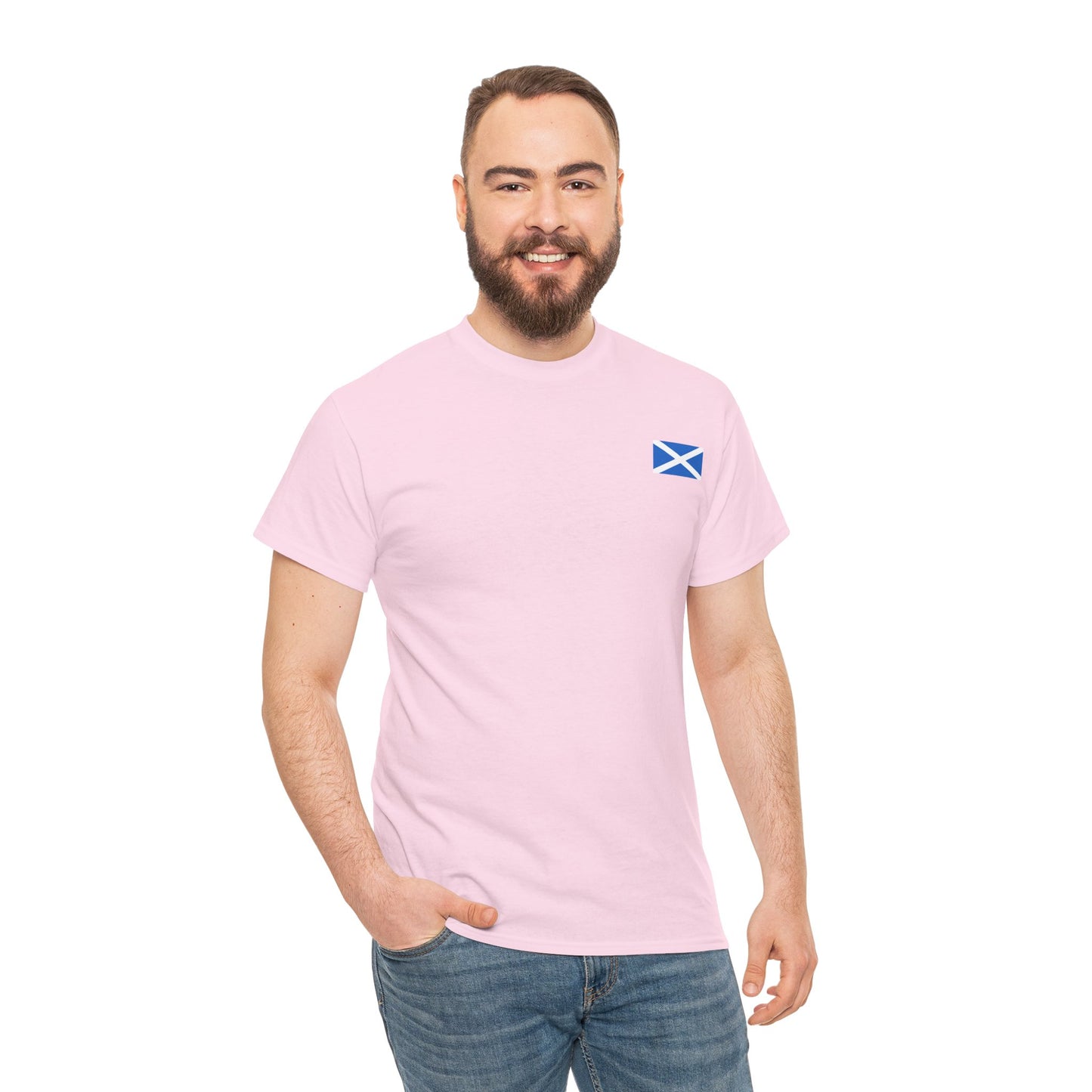 Scottish Flag Shirt – Minimalist Scotland Saltire Freedom Tee - AhhKillEz Shop