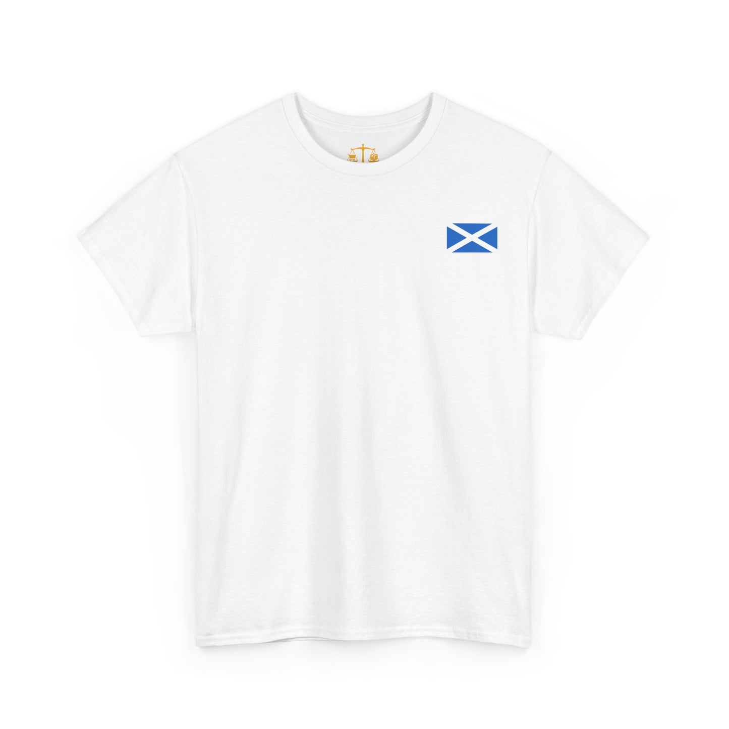 Scottish Flag Shirt – Minimalist Scotland Saltire Freedom Tee - AhhKillEz Shop