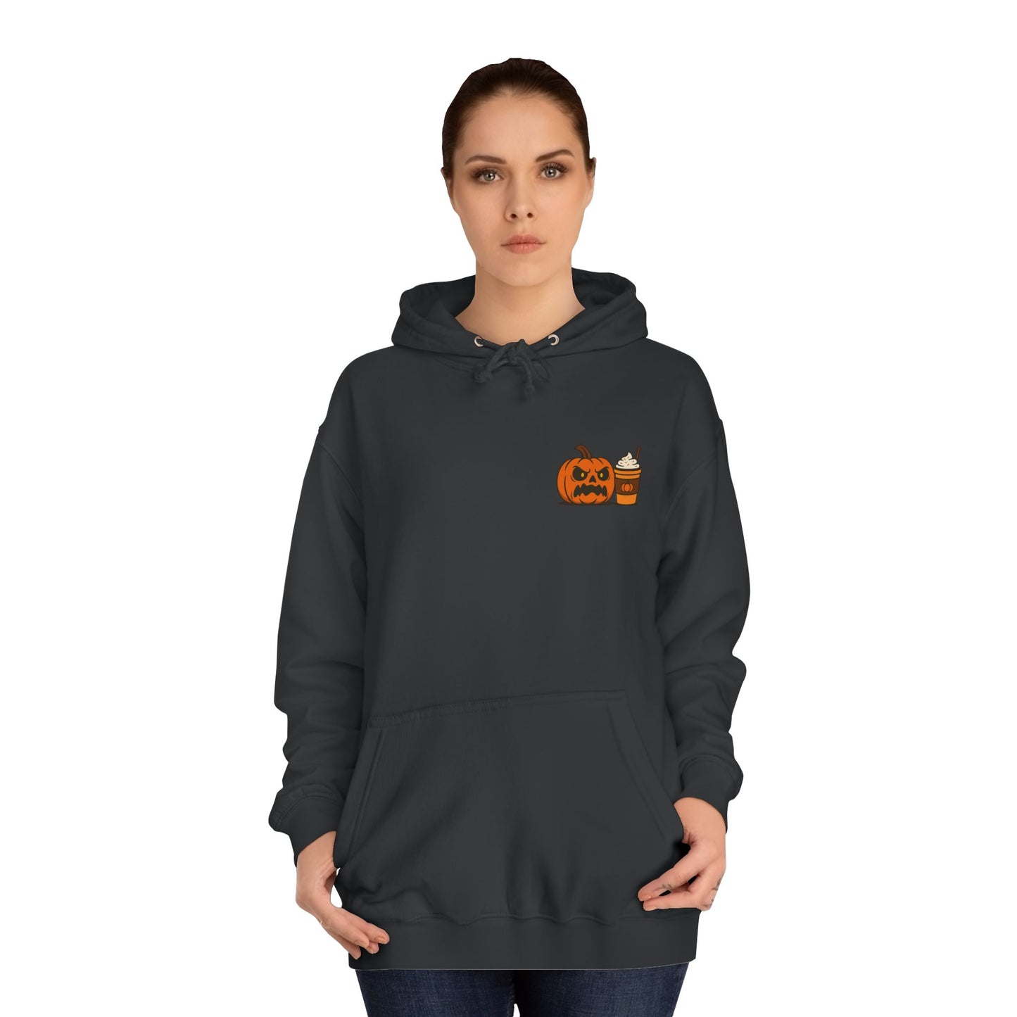 Halloween Pumpkin Hoodie – Funny Coffee Quote Hoodie | Spooky Gift Clothing - AhhKillEz Shop