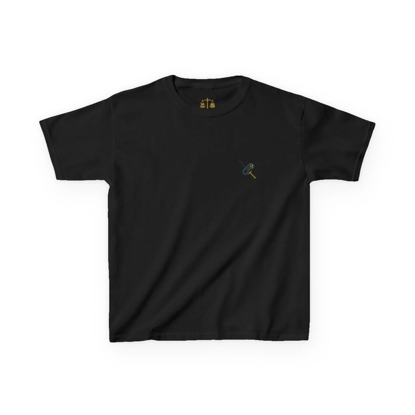Katana & Controller Patch Tee – Gamer x Anime Kids Edition - AhhKillEz Shop