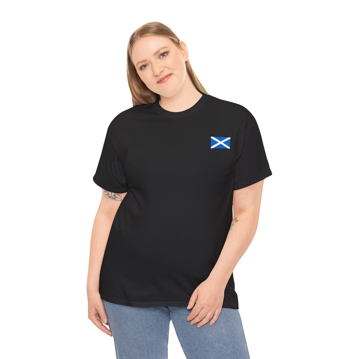 Scottish Flag Shirt – Minimalist Scotland Saltire Freedom Tee - AhhKillEz Shop