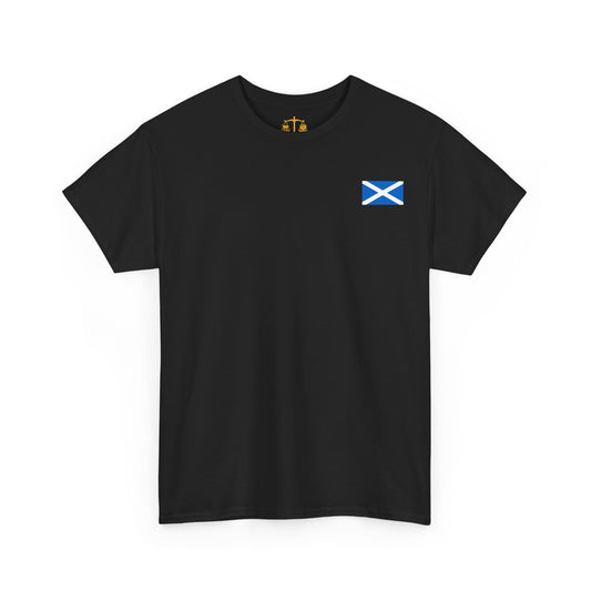 Scottish Flag Shirt – Minimalist Scotland Saltire Freedom Tee - AhhKillEz Shop