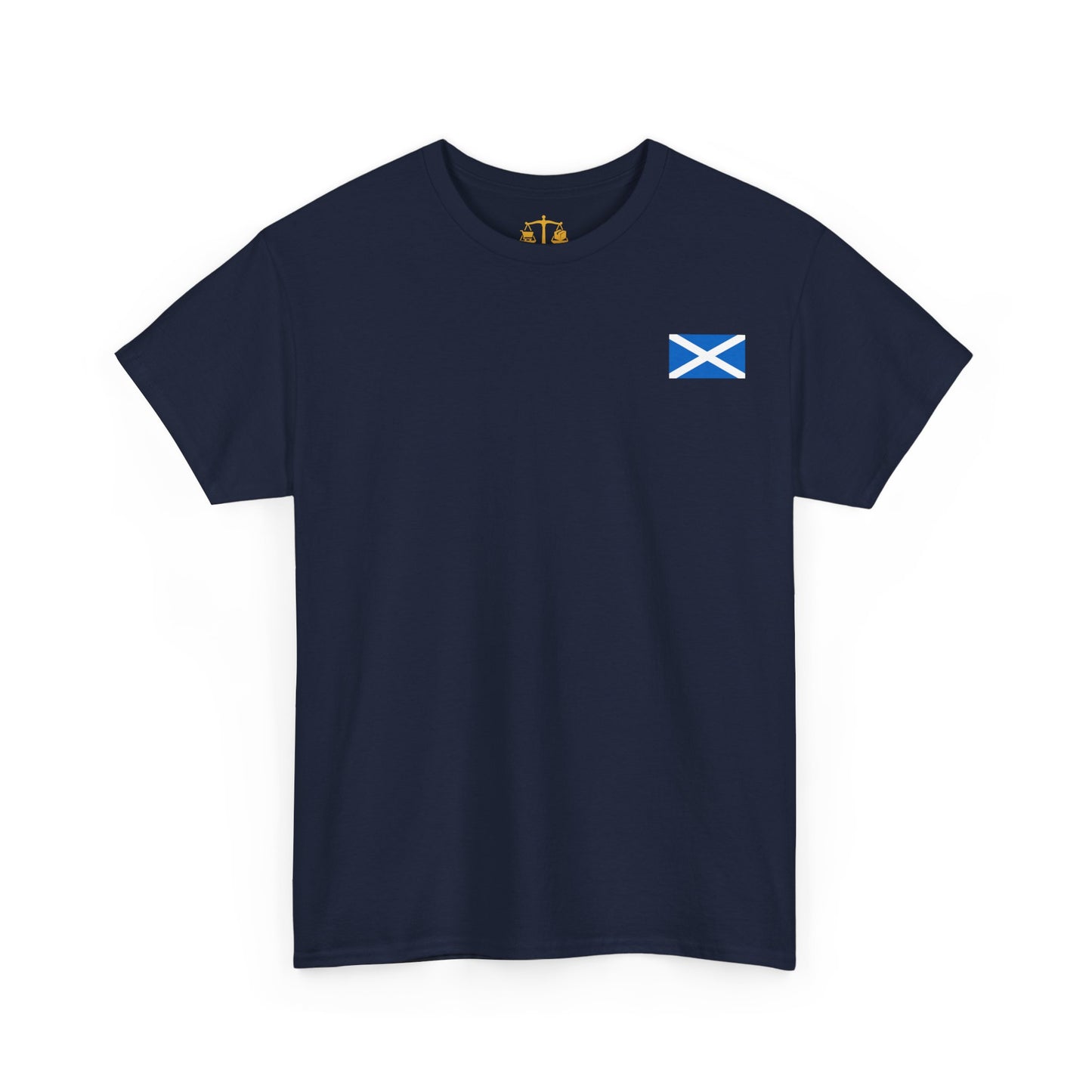 Scottish Flag Shirt – Minimalist Scotland Saltire Freedom Tee - AhhKillEz Shop