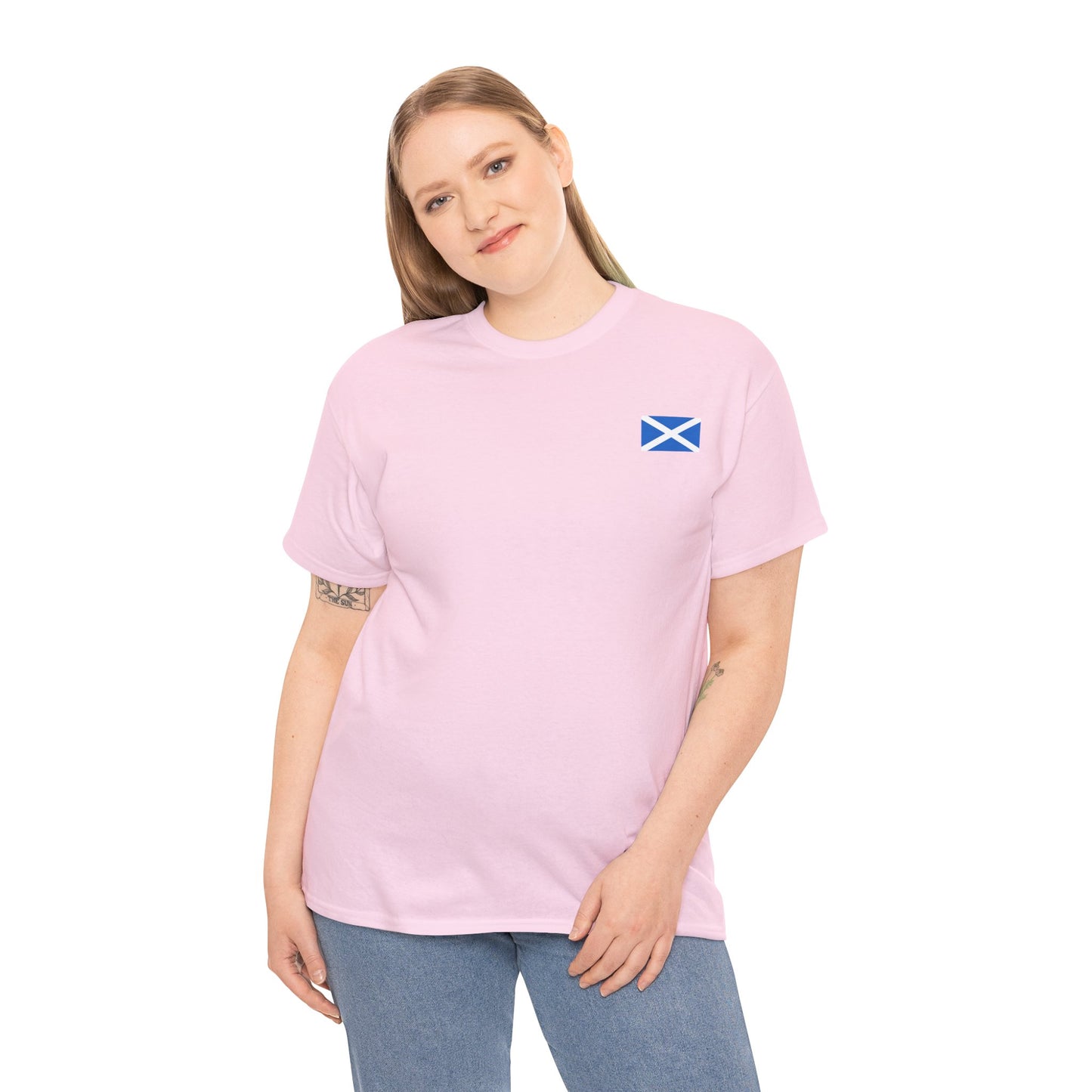 Scottish Flag Shirt – Minimalist Scotland Saltire Freedom Tee - AhhKillEz Shop