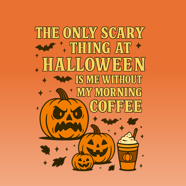 Halloween Pumpkin Hoodie – Funny Coffee Quote Hoodie | Spooky Gift Clothing - AhhKillEz Shop