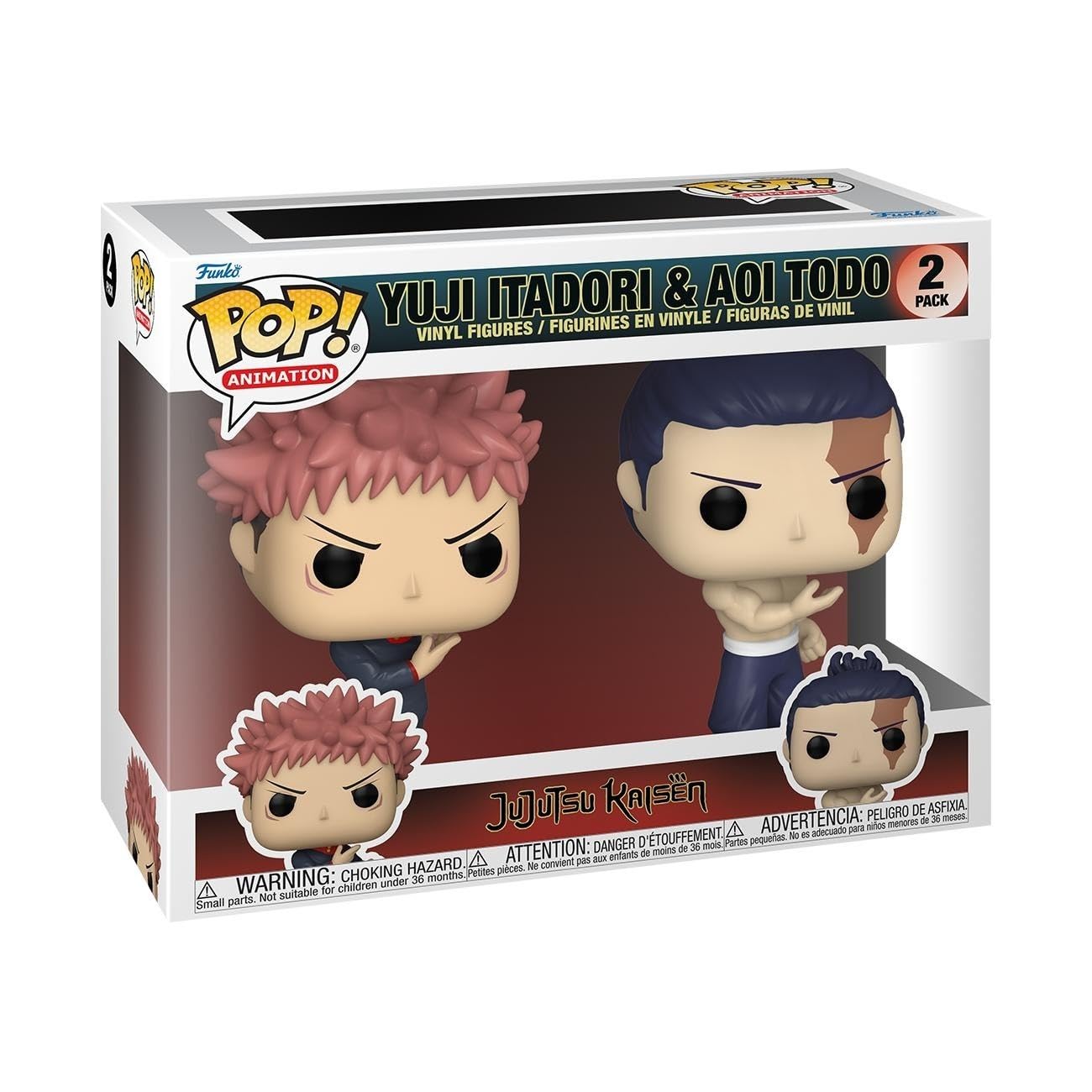Funko POP! Animation: JJK - 2 Pack Yuji Itadori & Aoi Todo - Jujutsu Kaisen