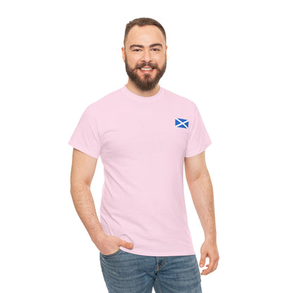 Scottish Flag Shirt – Minimalist Scotland Saltire Freedom Tee - AhhKillEz Shop