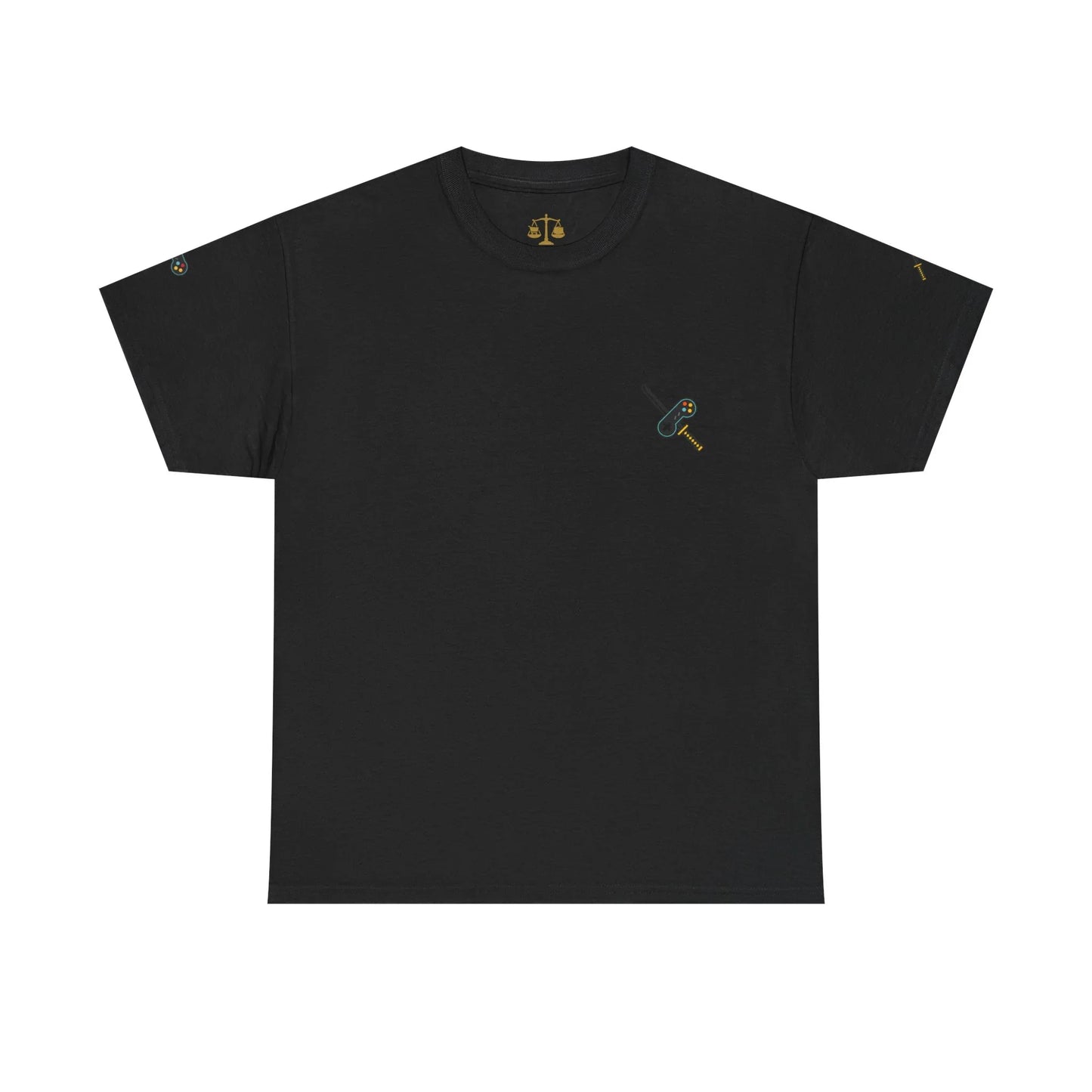 Katana & Controller Patch Tee – Gamer x Anime Edition - AhhKillEz Shop