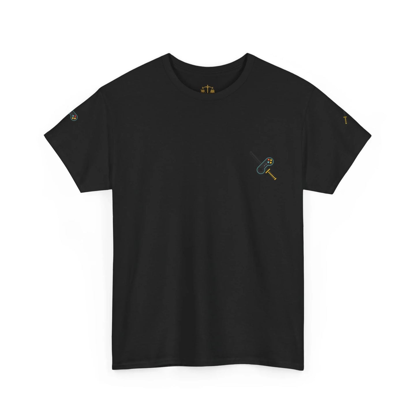 Katana & Controller Patch Tee – Gamer x Anime Edition - AhhKillEz Shop