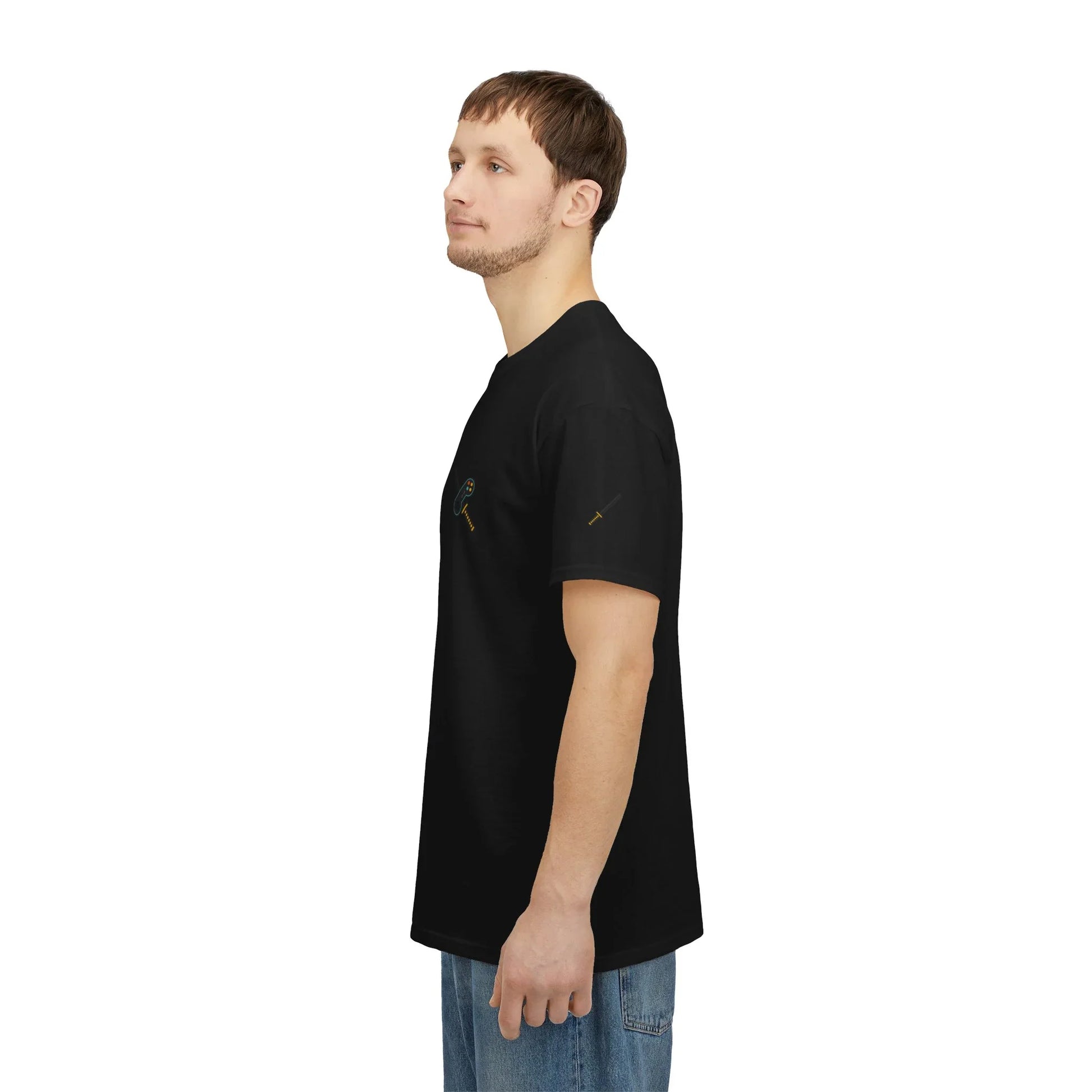 Katana & Controller Patch Tee – Gamer x Anime Edition - AhhKillEz Shop