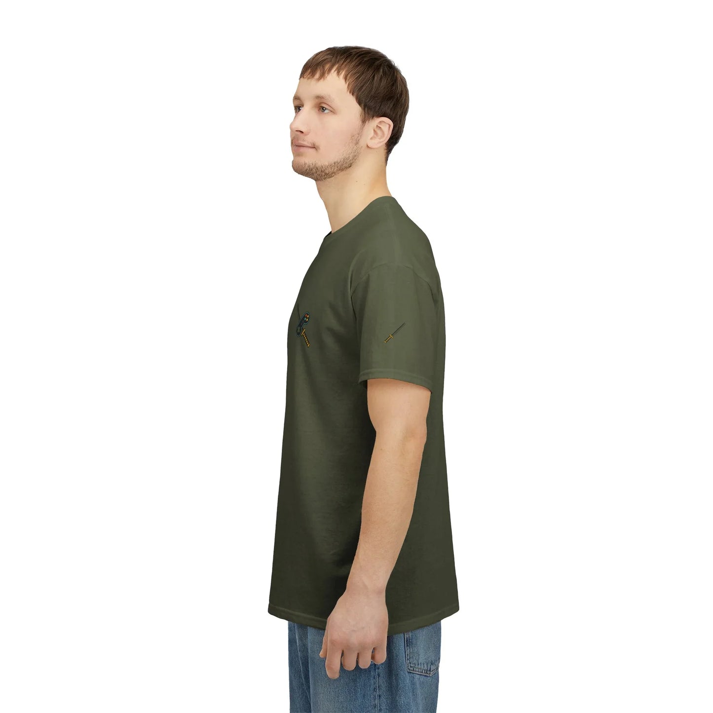 Katana & Controller Patch Tee – Gamer x Anime Edition - AhhKillEz Shop