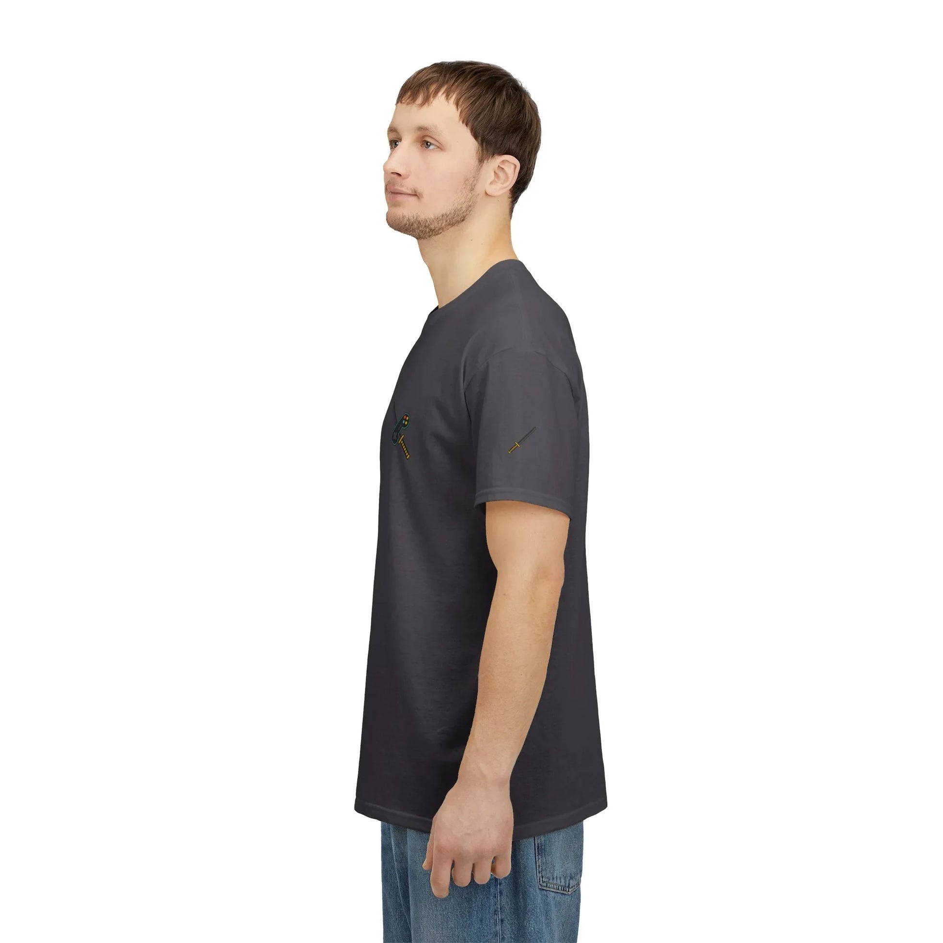 Katana & Controller Patch Tee – Gamer x Anime Edition - AhhKillEz Shop