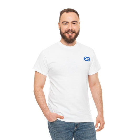 Scottish Flag Shirt – Minimalist Scotland Saltire Freedom Tee - AhhKillEz Shop