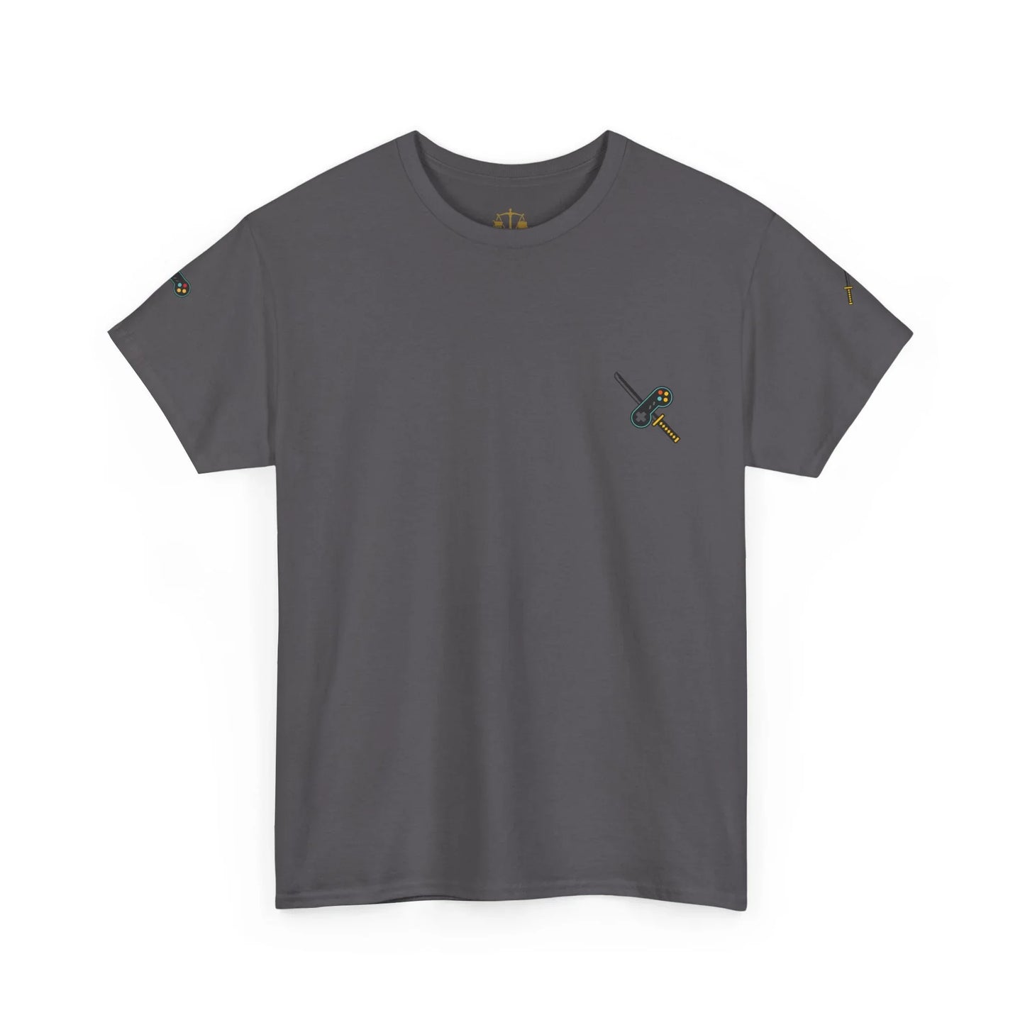 Katana & Controller Patch Tee – Gamer x Anime Edition - AhhKillEz Shop