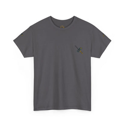 Katana & Controller Patch Tee – Gamer x Anime Edition - AhhKillEz Shop