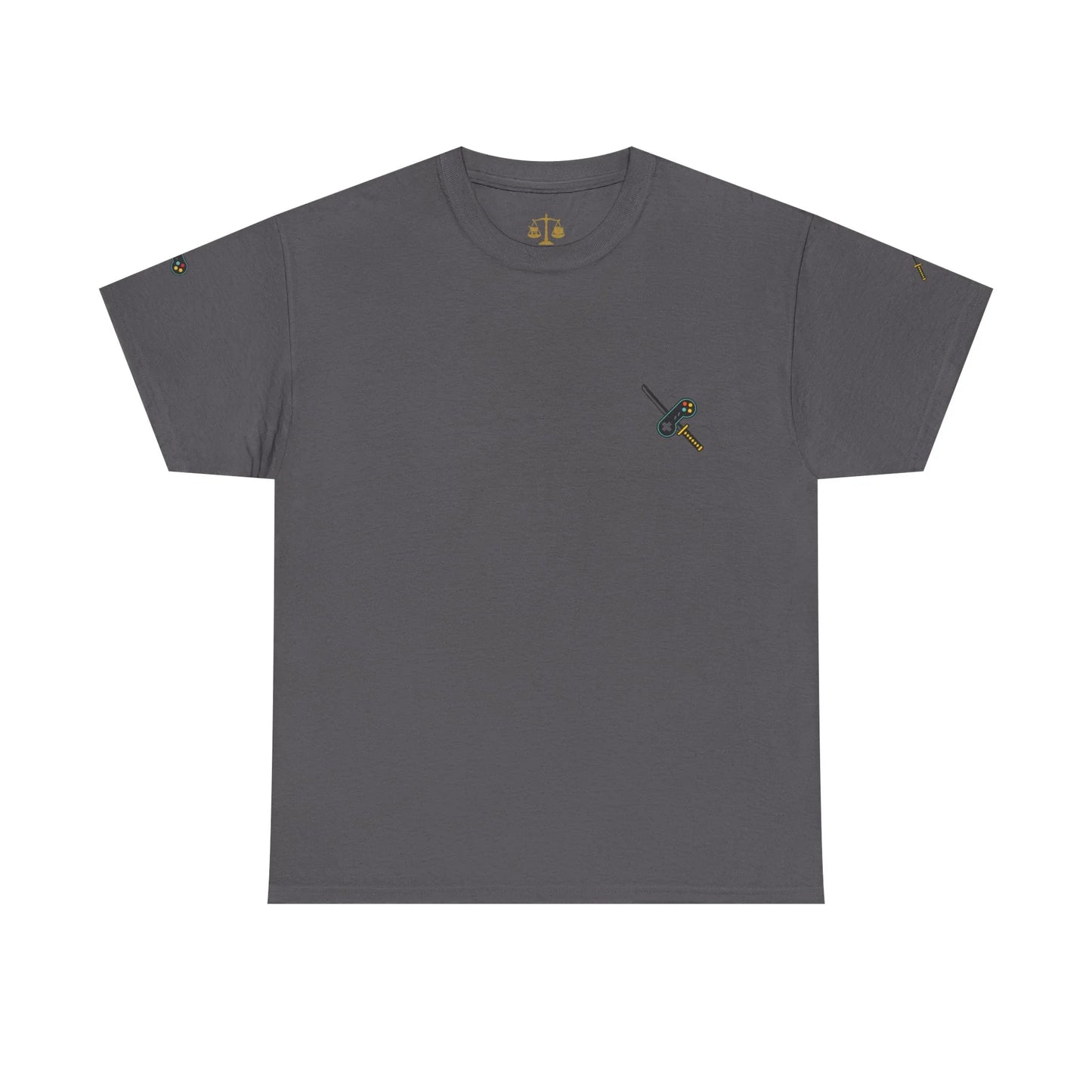 Katana & Controller Patch Tee – Gamer x Anime Edition - AhhKillEz Shop