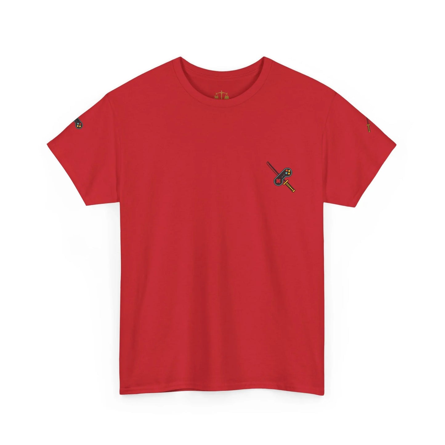 Katana & Controller Patch Tee – Gamer x Anime Edition - AhhKillEz Shop