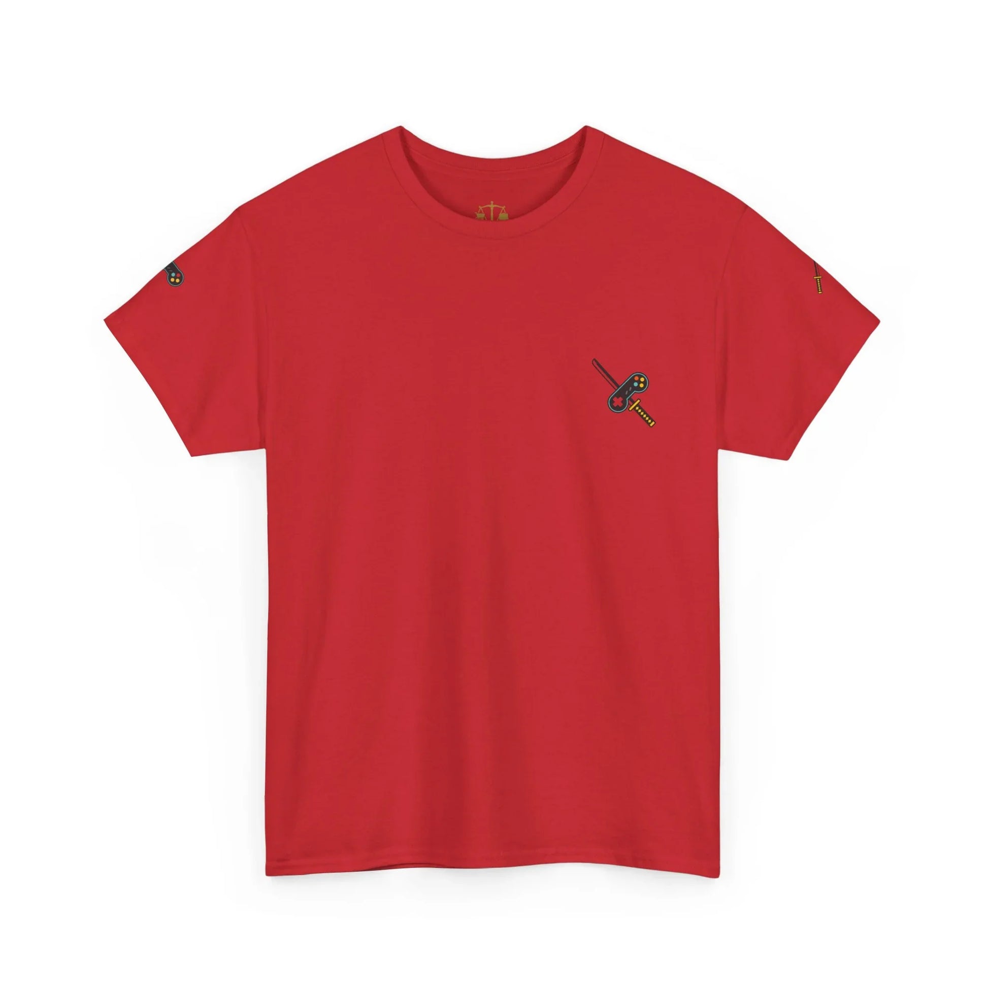 Katana & Controller Patch Tee – Gamer x Anime Edition - AhhKillEz Shop