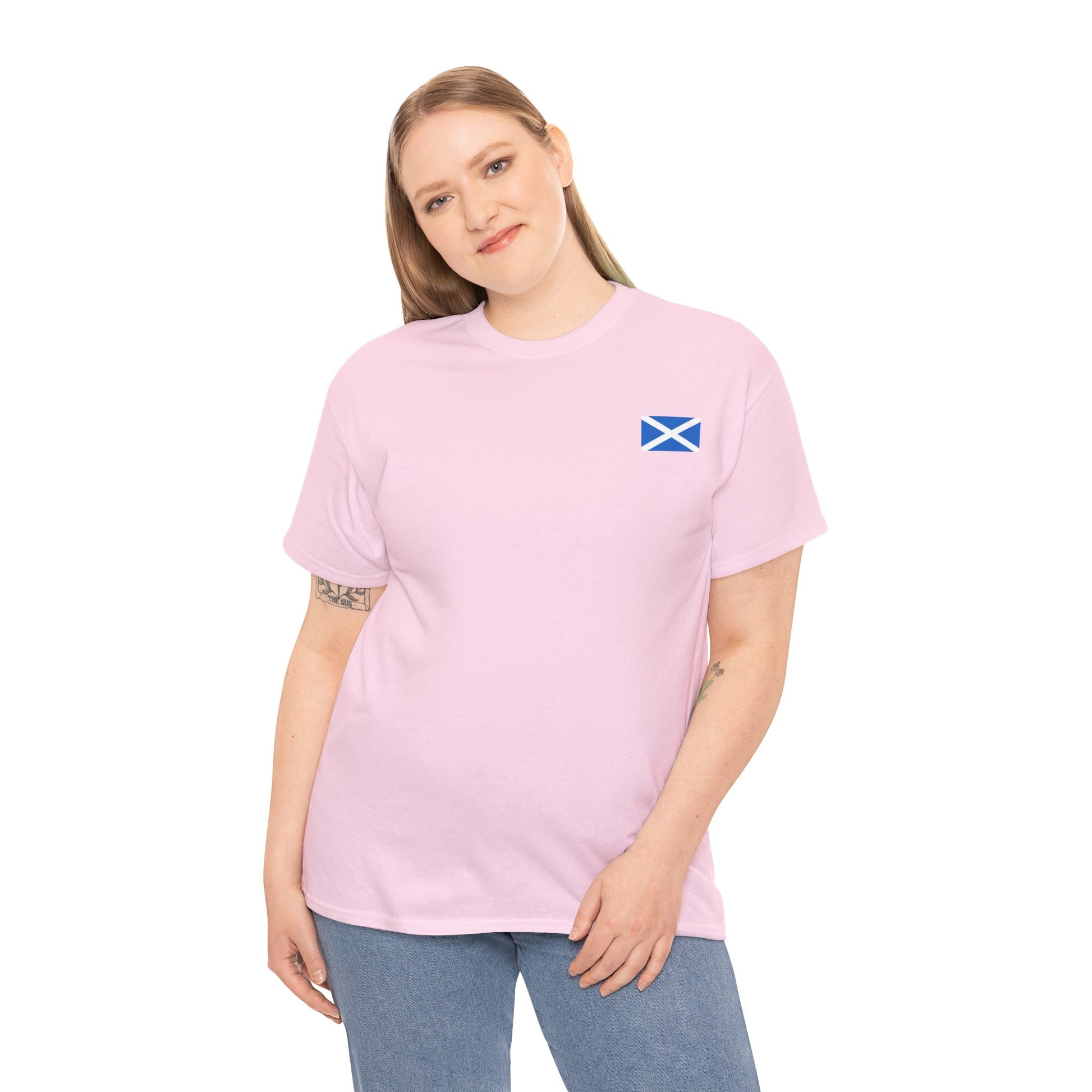 Scottish Flag Shirt – Minimalist Scotland Saltire Freedom Tee - AhhKillEz Shop