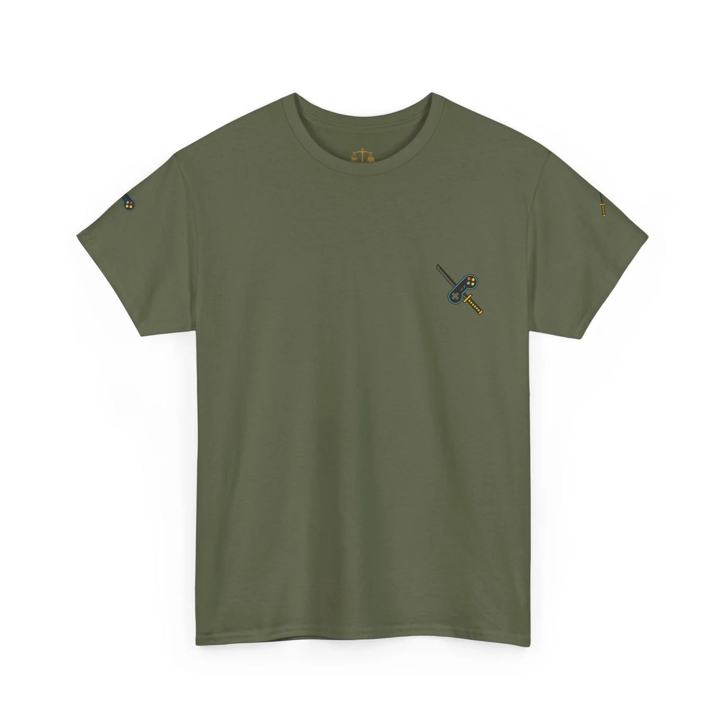 Katana & Controller Patch Tee – Gamer x Anime Edition - AhhKillEz Shop