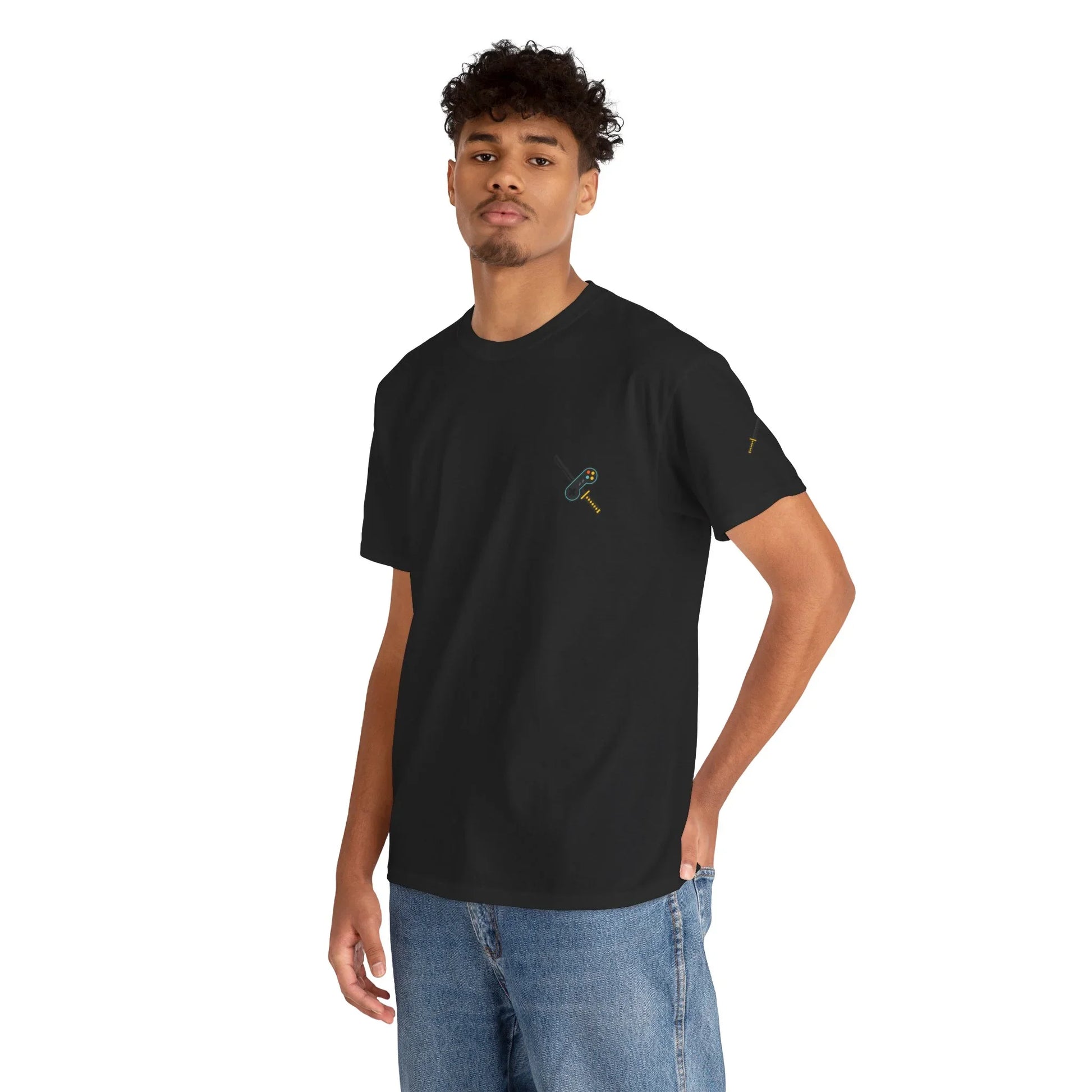 Katana & Controller Patch Tee – Gamer x Anime Edition - AhhKillEz Shop