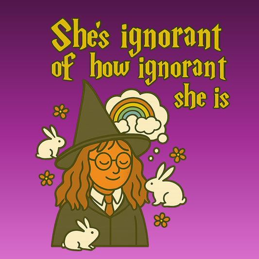 Hermione-Inspired Witch Art Print – “She’s Ignorant of How Ignorant She Is” - AhhKillEz Shop